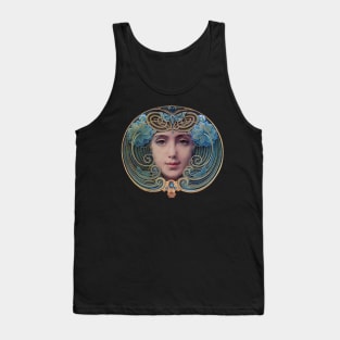 Art Nouveau Woman Tank Top